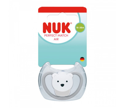 Dudlík NUK Perfect Match Air POLAR BEAR 18+m 1ks box