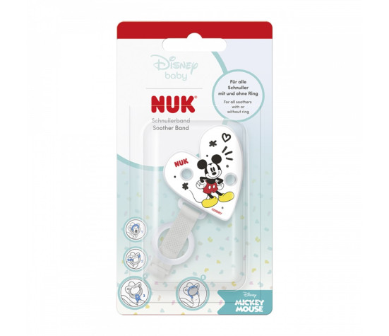 Stužka na dudlík NUK Disney Mickey