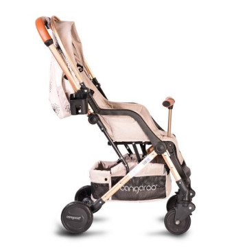 Cangaroo Dětský kočárek 2v1, Mira MINI - šedý, BMC22