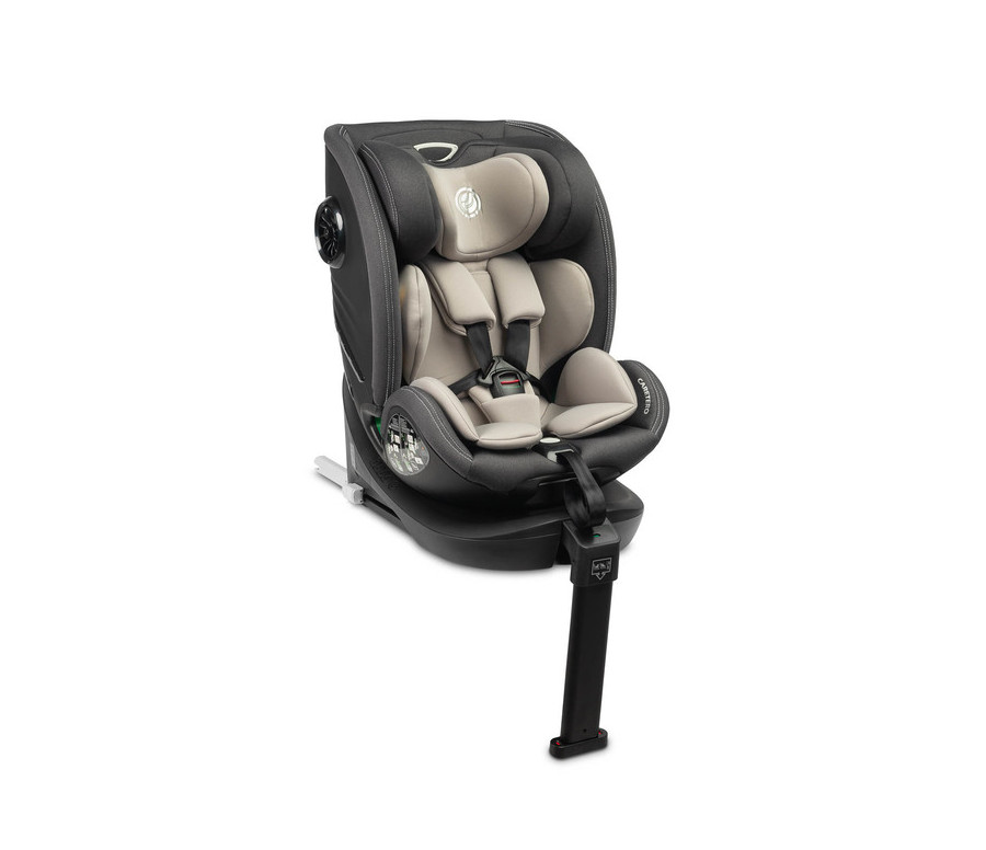 Autosedačka do auta i-Size, Caretero Fortis, Isofix 40–150, šedá