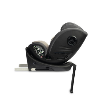 Autosedačka do auta i-Size, Caretero Fortis, Isofix 40–150, šedá