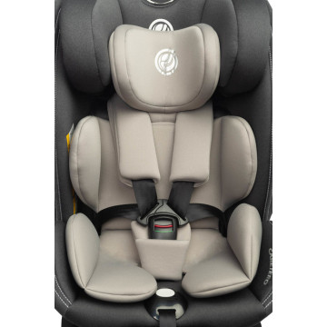 Autosedačka do auta i-Size, Caretero Fortis, Isofix 40–150, šedá