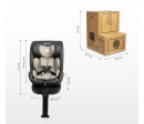 Autosedačka do auta i-Size, Caretero Fortis, Isofix 40–150, zelená