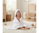 Dětská froté osuška s kapucí New Baby 100x100 cm white