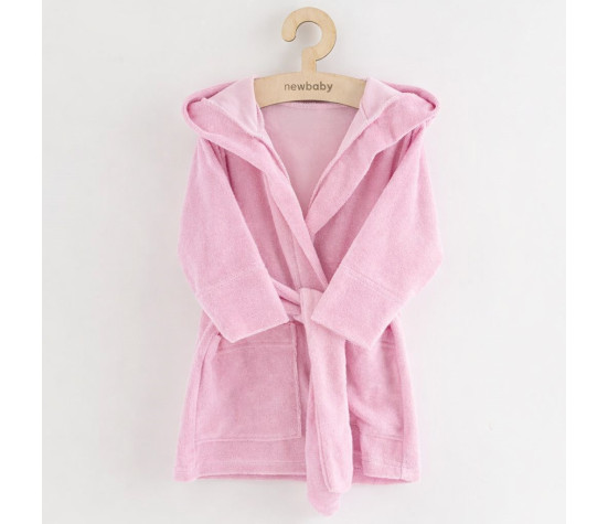 Dětský froté župan New Baby pink