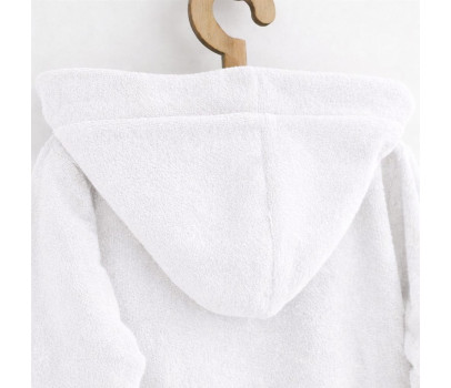 Dětský froté župan New Baby white