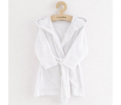 Dětský froté župan New Baby white