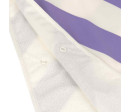 LÄSSIG Beach Poncho stripes purple/sea salt