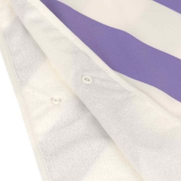 LÄSSIG Beach Poncho stripes purple/sea salt