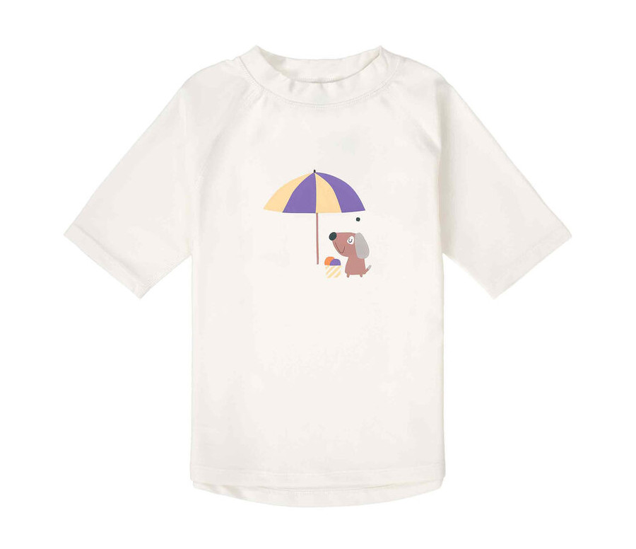 LÄSSIG Short Sleeve Rashguard ice cream/dog sea salt 13-18mo. size 86