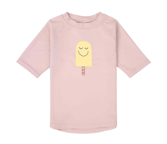 LÄSSIG Short Sleeve Rashguard popsicle pale pink 13-18mo. size 86