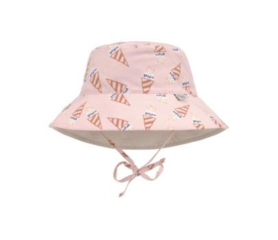 LÄSSIG Sun Protection Bucket Hat ice cream pale pink 07-12mo.size45-47