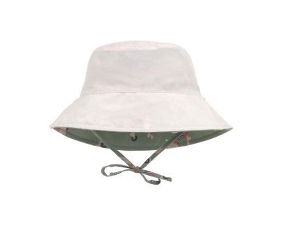 LÄSSIG Sun Protection Bucket Hat scooter/dog green 07-12mo.size45-47