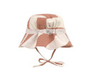 LÄSSIG Sun Protection Fishing Hat strip. clay/seasalt 1-3ye size 48-51