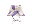 LÄSSIG Sun Protection Fishing Hat strip. purple/seasalt 1-3ye size 48-51