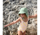 LÄSSIG Sun Protection Flap Hat green 07-12 mo. size 45/47