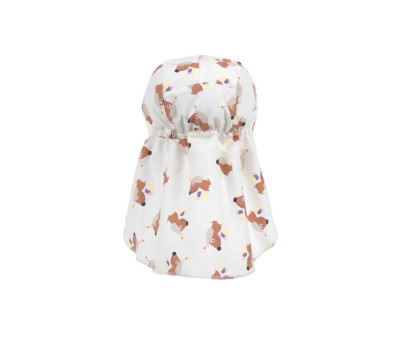 LÄSSIG Sun Protection Flap Hat ice cre./dog sea salt 07-12mo. size 45/47