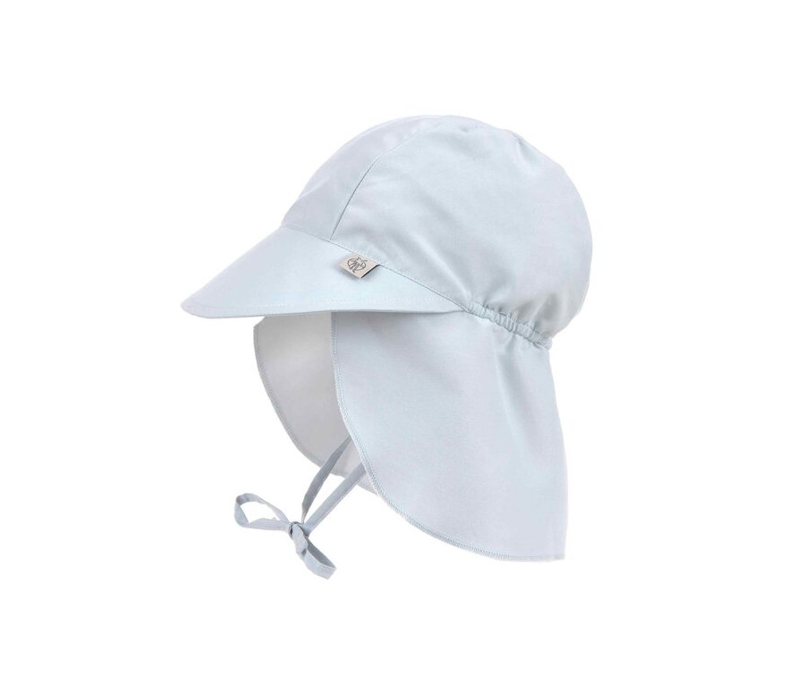 LÄSSIG Sun Protection Flap Hat illusion blue 07-12 mo. size 45/47