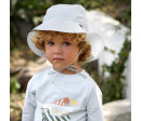 LÄSSIG Sun Protection Flap Hat illusion blue 1-3 years size 48/51