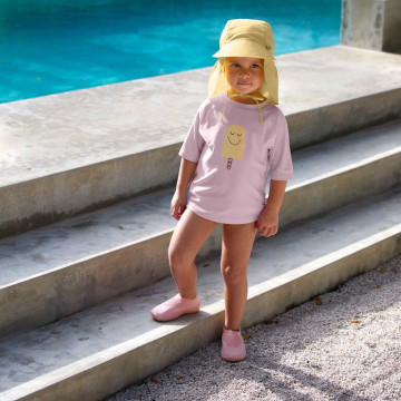LÄSSIG Sun Protection Flap Hat pale yellow 07-12 mo. size 45/47