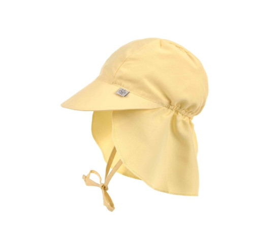 LÄSSIG Sun Protection Flap Hat pale yellow 1-3 years size 48/51