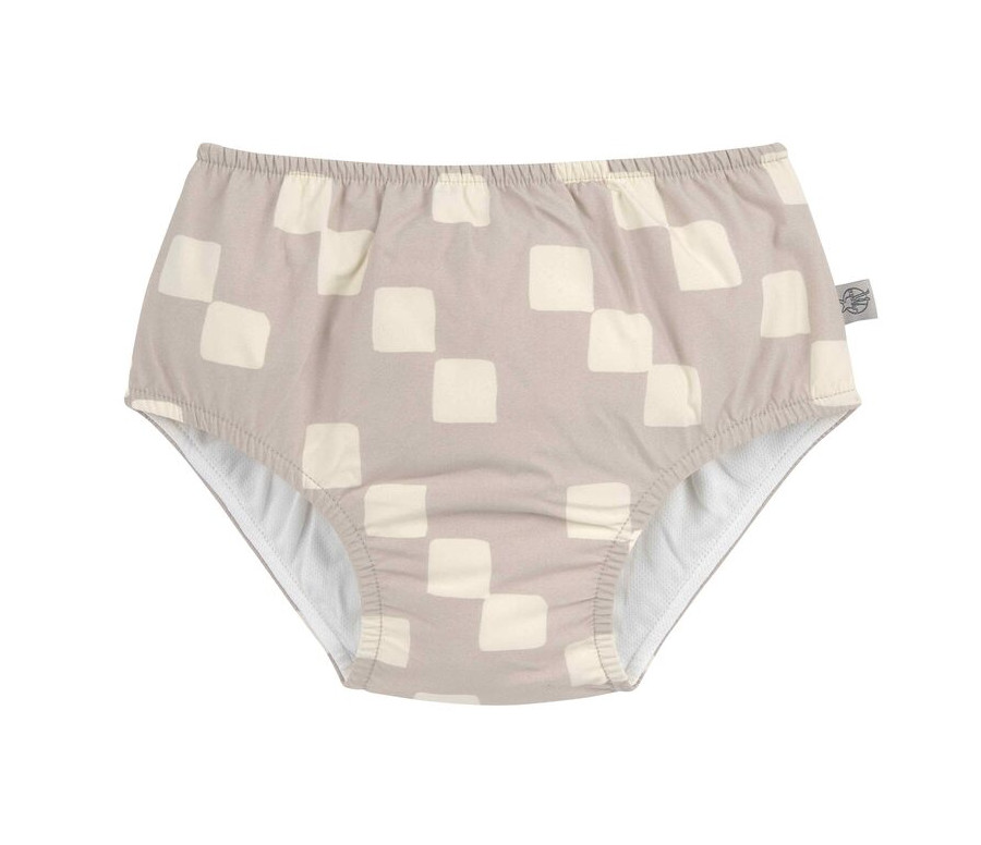 LÄSSIG Swim Diaper checkerboard stone/sea salt 19-24 mo. size 92