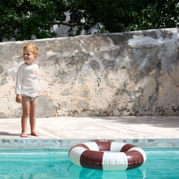 LÄSSIG Swim Diaper checkerboard stone/sea salt 19-24 mo. size 92