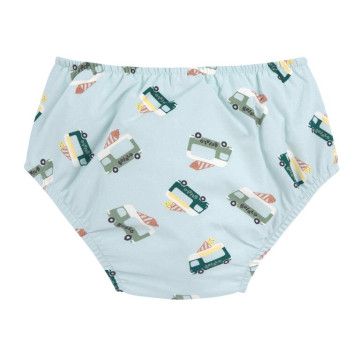 LÄSSIG Swim Diaper ice cream truck illus. blue 13-18mo. size 86