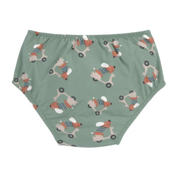 LÄSSIG Swim Diaper scooter/dog green 13-18mo. size 86