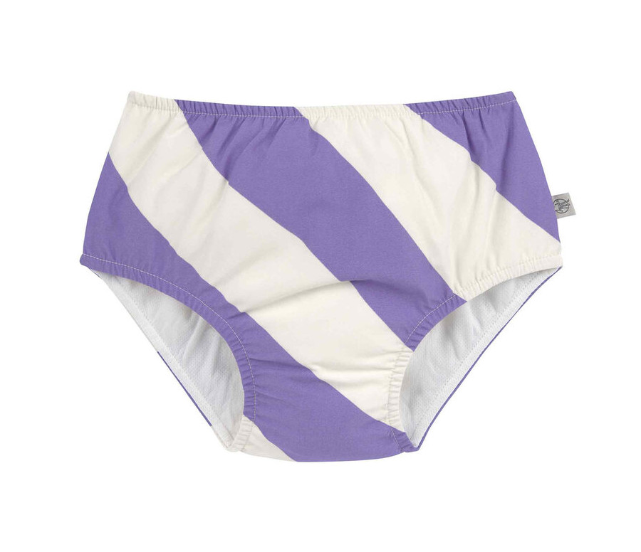 LÄSSIG Swim Diaper stripes purple/sea salt 13-18 mo. size 86