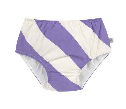 LÄSSIG Swim Diaper stripes purple/sea salt 19-24 mo. size 92