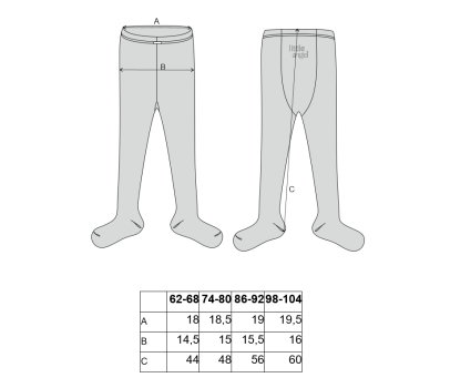 Punčocháče Outlast® - černá