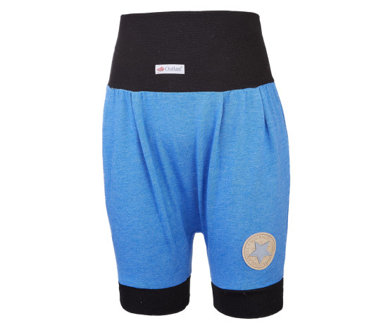 Šortky tenké harémky Outlast® - modrý melír
