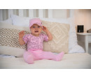 Kšiltovka tenká vzor Outlast® - růžová baby/růžová baby kytičky