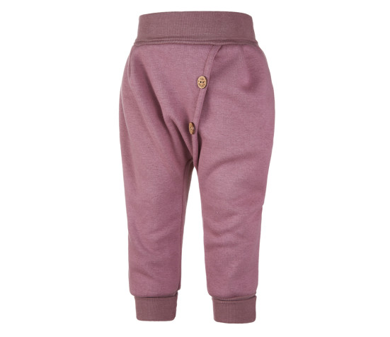 Tepláky harémky hřejivé - starorůžová