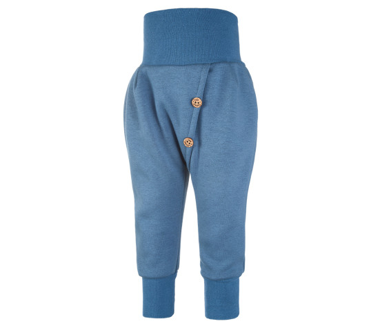 Tepláky harémky hřejivé - tyrkysová