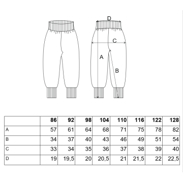 Tepláky hřejivé - černá
