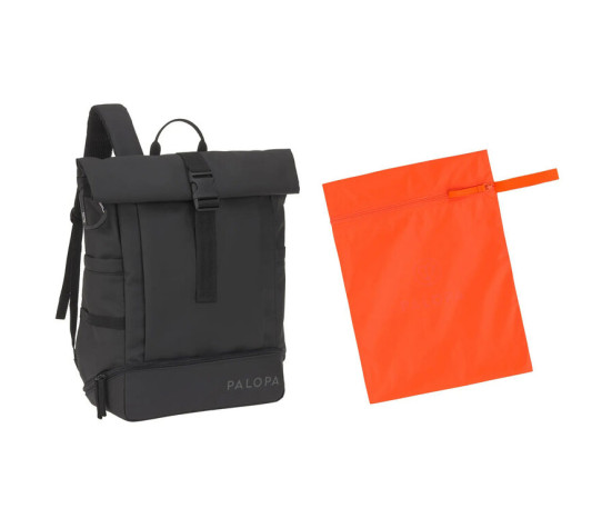 PALOPA Rolltop Backpack Yoska black