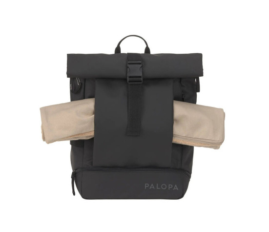 PALOPA Rolltop Backpack Yoska black