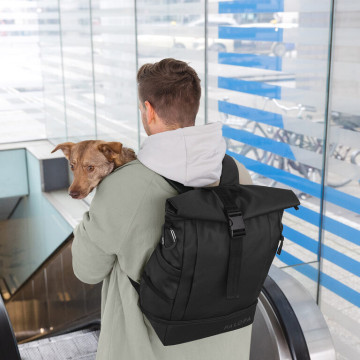 PALOPA Rolltop Backpack Yoska black