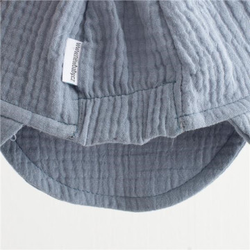 Dětská letní mušelínová čepička s kšiltem New Baby jeans, Modrá 68/74