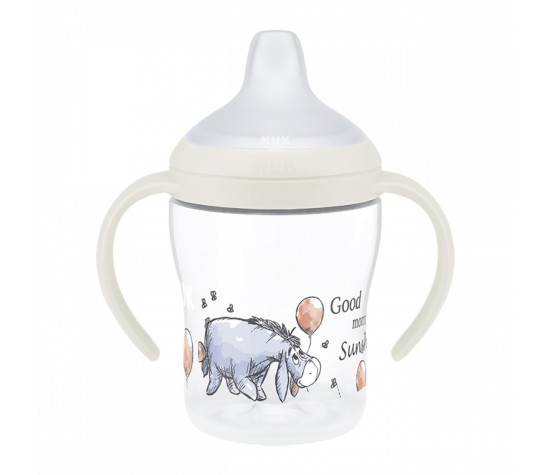 Kojenecká láhev NUK Perfect Match na učení DISNEY Medvídek Pú Oslík 150 ml