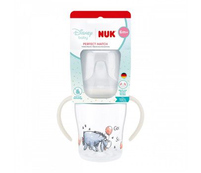 Kojenecká láhev NUK Perfect Match na učení DISNEY Medvídek Pú Oslík 150 ml
