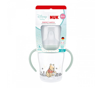 Kojenecká láhev NUK Perfect Match na učení DISNEY Medvídek Pú Winnie 150 ml