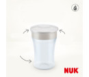 Dětský hrníček Magic NUK Cup Minnie (8+ m.) NUK 360° 230 ml, Červená