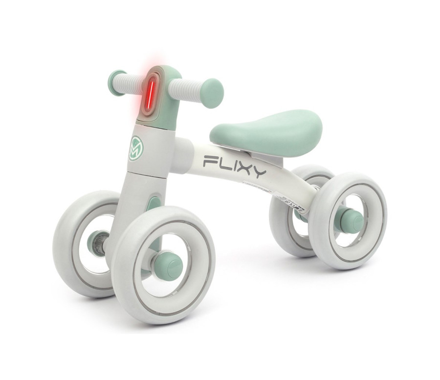 Dětské odrážedlo s LED světlem Milly Mally FLIXY mint, Zelená Dětské odrážedlo s LED světlem Milly Mally FLIXY mint, Zelená