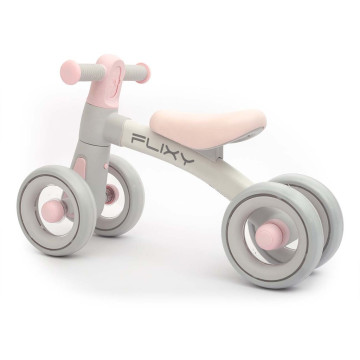 Dětské odrážedlo s LED světlem Milly Mally FLIXY pink, Růžová