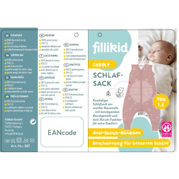 Fillikid Dětský overal na spaní dandelion pink vel. 104