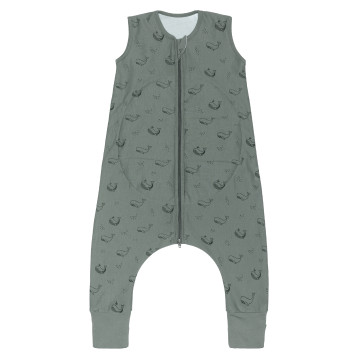Fillikid Dětský overal na spaní whale green vel. 80