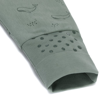 Fillikid Dětský overal na spaní whale green vel. 80